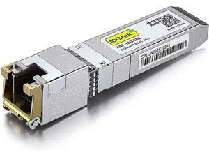 10GBase-T SFP+ Transceiver, 10G T, 10G Copper, RJ-45 SFP+ CAT.6a, up to 30 Meters, Compatible with HPP, HP Aruba 10GBase-T SFP+ Transceiver, 10G T, 10G Copper, RJ-45 SFP+ CAT.6a, up to 30 Meters, Compatible with HPP, HP Aruba