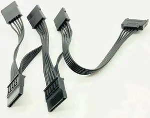 10PCS SATA Power Cable for HDD 15Pin SATA male to 5-ports SATA female SATA Computer Hard Drive Cable HDD Cage Caddy Power Cable 10PCS SATA Power Cable for HDD 15Pin SATA male to 5-ports SATA female SATA Computer Hard Drive Cable HDD Cage Caddy Power Cable