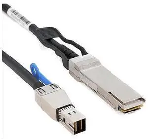 DeuninkerMiniSAS HD SFF-8644 to QSFP 40G SFF-8436 Server Cable \u2014 12Gbps 28AWG 10 Ohm High-Speed Stacking Internal Connection Cable, Black (1M) DeuninkerMiniSAS HD SFF-8644 to QSFP 40G SFF-8436 Server Cable \u2014 12Gbps 28AWG 10 Ohm High-Speed Stacking Internal Connection Cable, Black (1M)
