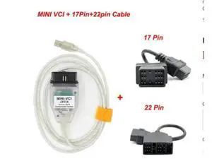 FOR Mini-VCI V18.00.008 For- OBD2 Car Diagnostic Cable Mini VCI J2534 FTDI FT232RL TIS Auto Cables Connectors FOR Mini-VCI V18.00.008 For- OBD2 Car Diagnostic Cable Mini VCI J2534 FTDI FT232RL TIS Auto Cables Connectors