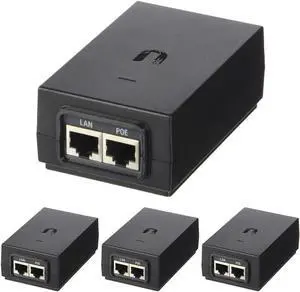 Ubiquiti Networks POE-24-24W-G PoE Injector, 24W, Black (Pack of 4) Ubiquiti Networks POE-24-24W-G PoE Injector, 24W, Black (Pack of 4)
