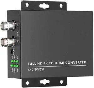 WRIARICH TVI to HDMI Converter Full HD 4K Converter, 1080p/720p/4K/8MP/5MP/4MP/3MP, BNC to HDMI Video Converter Adapter - CVBS/TVI/CVI/AHD to HDMI WRIARICH TVI to HDMI Converter Full HD 4K Converter, 1080p/720p/4K/8MP/5MP/4MP/3MP, BNC to HDMI Video Converter Adapter - CVBS/TVI/CVI/AHD to HDMI