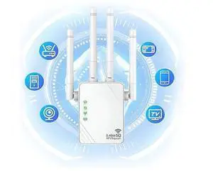 Deuninker 2024 WiFi Extender 1200Mbps, Dual Band Booster for 4,000 Sq Ft & 45 Devices, White Deuninker 2024 WiFi Extender 1200Mbps, Dual Band Booster for 4,000 Sq Ft & 45 Devices, White