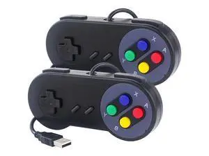 USB Game Controller Gamepad Retro Joypad Black Gray Gamepads for PC Laptop Windows for NESPi4 Case for Raspberry Pi 4 USB Game Controller Gamepad Retro Joypad Black Gray Gamepads for PC Laptop Windows for NESPi4 Case for Raspberry Pi 4