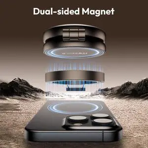 Deuninker 2-in-1 Magnetic Phone Tripod & Selfie Light Kit, MA30 Phone Stand with LM19 2500K-8500K LED Fill Light for MagSafe, Compatible with iPhone 17-12 Series for Photo/Vlog/Video/TikTok, Black Deuninker 2-in-1 Magnetic Phone Tripod & Selfie Light Kit, MA30 Phone Stand with LM19 2500K-8500K LED Fill Light for MagSafe, Compatible with iPhone 17-12 Series for Photo/Vlog/Video/TikTok, Black