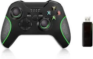 2.4G Wireless Controller for Xbox One Game Controller for Xbox one/Xbox one S/Xbox one X Wireless Controller PC Controller Pro Game Controller for Xbox and PC (with No Audio Jack) 2.4G Wireless Controller for Xbox One Game Controller for Xbox one/Xbox one S/Xbox one X Wireless Controller PC Controller Pro Game Controller for Xbox and PC (with No Audio Jack)