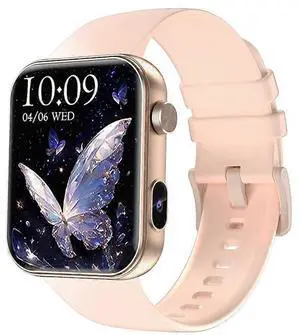 Deuninker P51 Smartwatch with Video Watch Face, 512MB Memory, Camera & Health Tracking - Pink Deuninker P51 Smartwatch with Video Watch Face, 512MB Memory, Camera & Health Tracking - Pink