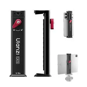 Deuninker CA15 Aluminum iPad Tablet Tripod Mount Attachment,13.5-22 cm Adjustable Clamp Range w Top Cold Shoe, Compatible w Arca Uka 1/4'', iPad 2/3/4/Air/Air2/Pro Video Recording Deuninker CA15 Aluminum iPad Tablet Tripod Mount Attachment,13.5-22 cm Adjustable Clamp Range w Top Cold Shoe, Compatible w Arca Uka 1/4'', iPad 2/3/4/Air/Air2/Pro Video Recording