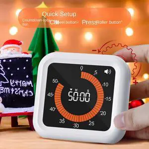QURO New Visual Timer Silent Time Manager Self-discipline Alarm Clock Student Learning Special Timer QURO New Visual Timer Silent Time Manager Self-discipline Alarm Clock Student Learning Special Timer