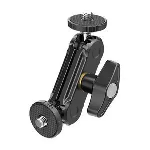 Deuninker Magic Arm with Double Ballhead 1/4" Screw, Compatible with Universal Monitor Mount for Camera, Video Shooting Photography Accessories Microphone Fill Light Bracket Deuninker Magic Arm with Double Ballhead 1/4" Screw, Compatible with Universal Monitor Mount for Camera, Video Shooting Photography Accessories Microphone Fill Light Bracket