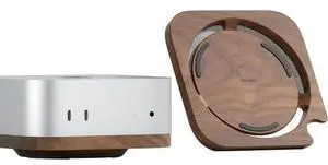 Deuninker Mac mini Stand, Black Walnut Desktop Stand Dustproof Laptop Holder Cooling Heat Disspation Mount for Mac mini M4 Pro 2024 (MMP04) Deuninker Mac mini Stand, Black Walnut Desktop Stand Dustproof Laptop Holder Cooling Heat Disspation Mount for Mac mini M4 Pro 2024 (MMP04)