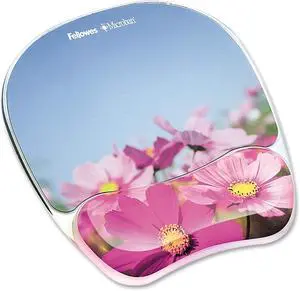 Photo Gel Mouse Pad Wrist Rest with MICROBAN - Pink Flowers (9179001) Photo Gel Mouse Pad Wrist Rest with MICROBAN - Pink Flowers (9179001)