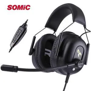 SOMIC G936 USB 7.1 Luxury Gaming Headsets Noise Cancelling Monitor Headphones for Playerunknown Battleground LOL CF PS4 PC Games SOMIC G936 USB 7.1 Luxury Gaming Headsets Noise Cancelling Monitor Headphones for Playerunknown Battleground LOL CF PS4 PC Games