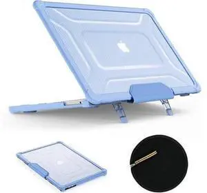 Deuninker Case for MacBook Pro 16 inch 2024-2021 A3403 A3186 A2991 A2780 A2485, Shock-Absorbing Protection with Folding Stand &Mouse Pad/Bag Case for MacBook Pro 16'' M4/M3/M2/M1 (SkyBlue) Deuninker Case for MacBook Pro 16 inch 2024-2021 A3403 A3186 A2991 A2780 A2485, Shock-Absorbing Protection with Folding Stand &Mouse Pad/Bag Case for MacBook Pro 16'' M4/M3/M2/M1 (SkyBlue)