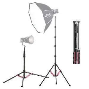 Deuninker Light Stand Carbon Fiber T230, Adjustable Tripod Stand for Photography, 230cm/99.55inch Studio Sturdy Tripod for Speedlight Flash Softbox Strobe Light Camera with Carrying Bag Deuninker Light Stand Carbon Fiber T230, Adjustable Tripod Stand for Photography, 230cm/99.55inch Studio Sturdy Tripod for Speedlight Flash Softbox Strobe Light Camera with Carrying Bag