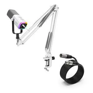 Deuninker Gaming Microphone and XLR Cable Kit, Computer Mic for Vocal Podcast Recording, Microphone Audio Cable with Balanced 3 PIN, XLR Male to Female Cord (AM8TW+L9) Deuninker Gaming Microphone and XLR Cable Kit, Computer Mic for Vocal Podcast Recording, Microphone Audio Cable with Balanced 3 PIN, XLR Male to Female Cord (AM8TW+L9)