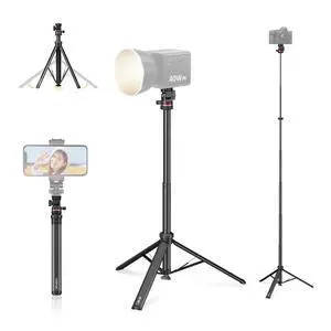 Deuninker MT-80 7FT Aluminum Tripod Stand, Auto Pop-Up Legs Camera Phone Tripod, 360° Ball Head, 1/4" Screw, Extendable Light Stand for DSLR Camera, Ring Light, Video Rig, Travel Photography Deuninker MT-80 7FT Aluminum Tripod Stand, Auto Pop-Up Legs Camera Phone Tripod, 360° Ball Head, 1/4" Screw, Extendable Light Stand for DSLR Camera, Ring Light, Video Rig, Travel Photography