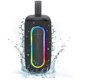 Deuninker 40W Loud Bluetooth Speaker with RGB Lights, IPX7 Waterproof, Built-in Mic, Deep Bass Portable Wireless (Black) Deuninker 40W Loud Bluetooth Speaker with RGB Lights, IPX7 Waterproof, Built-in Mic, Deep Bass Portable Wireless (Black)
