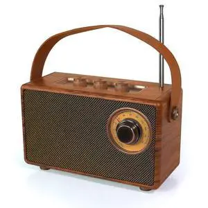 Deuninker Retro Bluetooth Speaker with FM Radio, 5W Portable MP3 Player, 1500mAh Battery, TF/AUX/USB Support Deuninker Retro Bluetooth Speaker with FM Radio, 5W Portable MP3 Player, 1500mAh Battery, TF/AUX/USB Support