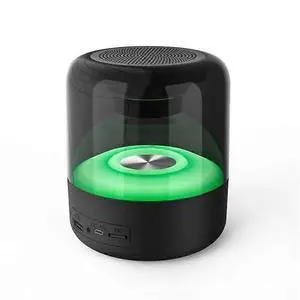 Deuninker Bluetooth Speaker with 3D Surround Sound & Colorful Lights, Portable Desktop Speaker for Home/Office/Outdoor (Black) Deuninker Bluetooth Speaker with 3D Surround Sound & Colorful Lights, Portable Desktop Speaker for Home/Office/Outdoor (Black)