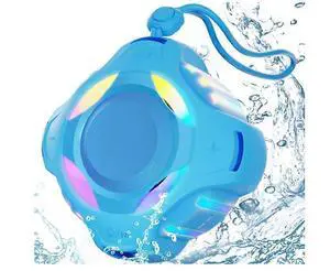 Ecocleanpath Waterproof Bluetooth Speaker IPX7 with Multi-Color Lights, Floating, 25H Playtime, Loud Stereo Sound (Blue) Ecocleanpath Waterproof Bluetooth Speaker IPX7 with Multi-Color Lights, Floating, 25H Playtime, Loud Stereo Sound (Blue)
