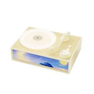 Ecocleanpath Retro Record Bluetooth Speaker with Light & Fragrance Diffuser, 5W Sound, White/Yellow Ecocleanpath Retro Record Bluetooth Speaker with Light & Fragrance Diffuser, 5W Sound, White/Yellow