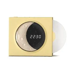 Ecocleanpath Moon Style Bluetooth 5.3 Speaker with LED Clock Display - Wireless Audio for Home & Office Ecocleanpath Moon Style Bluetooth 5.3 Speaker with LED Clock Display - Wireless Audio for Home & Office