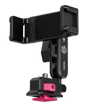 Deuninker MA56 4-in-1 Metal Phone Tripod Mount with Cold Shoe & Arca Swiss Plate, 360° Adjustable Hot Shoe Camera Phone Mount for iPhone, Compact All-in-One Adapter for Smartphone Photography & Video Deuninker MA56 4-in-1 Metal Phone Tripod Mount with Cold Shoe & Arca Swiss Plate, 360° Adjustable Hot Shoe Camera Phone Mount for iPhone, Compact All-in-One Adapter for Smartphone Photography & Video