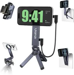 Deuninker MA58 Magnetic Phone Tripod for iPhone with Hard Drive Enclosure, 360° Rotation, Uka Arca-Swiss Mount, 1/4" Mount, Fits SSD 2230/2242, Foldable Hook&52N Strong Magnet for iPhone 12-17 Pro Max Deuninker MA58 Magnetic Phone Tripod for iPhone with Hard Drive Enclosure, 360° Rotation, Uka Arca-Swiss Mount, 1/4" Mount, Fits SSD 2230/2242, Foldable Hook&52N Strong Magnet for iPhone 12-17 Pro Max
