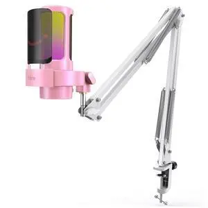 Deuninker USB Gaming Microphone with Boom Arm Stand Bundle, Streaming Condenser Mic with Mute Button, Headphone Jack, Gain Knob, Microphone Boom Arm Kit for Recording Vocal YouTube (A8P+CS1W) Deuninker USB Gaming Microphone with Boom Arm Stand Bundle, Streaming Condenser Mic with Mute Button, Headphone Jack, Gain Knob, Microphone Boom Arm Kit for Recording Vocal YouTube (A8P+CS1W)