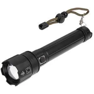 Deuninker USB Rechargeable Outdoor Flashlight - High-Powered, Long-Lasting Black LED Light Deuninker USB Rechargeable Outdoor Flashlight - High-Powered, Long-Lasting Black LED Light