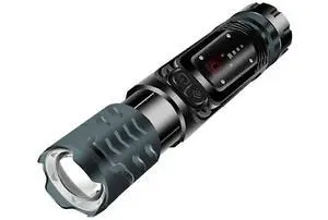 Deuninker Rechargeable LED Flashlight with Magnetic Base, Waterproof XHP99 Torch for Camping & Hiking (Black) Deuninker Rechargeable LED Flashlight with Magnetic Base, Waterproof XHP99 Torch for Camping & Hiking (Black)