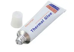 Easycargo 10g Thermal Glue, Silicone Thermal Conductive Adhesive for GPU VRM VRAM LED Heatsink IC Chips, Non-Conductive Permanent Bonding for MOSFET Transistors 3D Printer PCB TEC1-12706 Peltier RTV Easycargo 10g Thermal Glue, Silicone Thermal Conductive Adhesive for GPU VRM VRAM LED Heatsink IC Chips, Non-Conductive Permanent Bonding for MOSFET Transistors 3D Printer PCB TEC1-12706 Peltier RTV