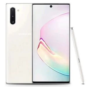 Samsung Galaxy Note 10+ Plus 5G 6.8" 256GB 12GB Ram SM-N976N (GSM Only|No CDMA) US Compatible Unlocked - Aura Glow Miss White Samsung Galaxy Note 10+ Plus 5G 6.8" 256GB 12GB Ram SM-N976N (GSM Only|No CDMA) US Compatible Unlocked - Aura Glow Miss White