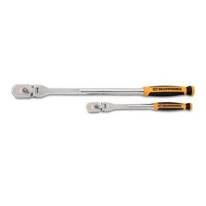 GEARWRENCH 2 Piece 1/4" and 3/8" Drive 120XP Dual Material Flex Handle Teardrop Ratchet Set | 81204XP GEARWRENCH 2 Piece 1/4" and 3/8" Drive 120XP Dual Material Flex Handle Teardrop Ratchet Set | 81204XP