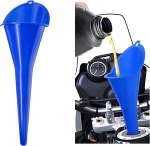 Long-Neck Oil Funnel for Automotive Multi-Function Plastic Funnel for Oil, Gas & Lubricants Universal Car Accessory (Blue (1-Pack)) Long-Neck Oil Funnel for Automotive Multi-Function Plastic Funnel for Oil, Gas & Lubricants Universal Car Accessory (Blue (1-Pack))