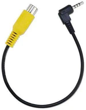 WRIARICH 2.5mm 4-Pole Jack to RCA Female AV Adapter Cable, Car GPS Navigation Rear View Camera Video Conversion Cord WRIARICH 2.5mm 4-Pole Jack to RCA Female AV Adapter Cable, Car GPS Navigation Rear View Camera Video Conversion Cord
