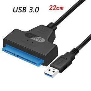USB SATA 3 Cable Sata To USB 3.0 Adapter UP To 6 Gbps Support 2.5Inch External SSD HDD Hard Drive 22 Pin Sata III A25 USB SATA 3 Cable Sata To USB 3.0 Adapter UP To 6 Gbps Support 2.5Inch External SSD HDD Hard Drive 22 Pin Sata III A25