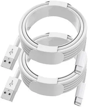 isptewhie iPhone Charger Cord 2Pack 6ft Apple MFi Certified USB to Lightning Cables Fast Charging High Speed Data Sync USB Cable Compatible with iPhone iPad iPod AirPods isptewhie iPhone Charger Cord 2Pack 6ft Apple MFi Certified USB to Lightning Cables Fast Charging High Speed Data Sync USB Cable Compatible with iPhone iPad iPod AirPods