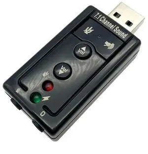 USB Sound Card Virtual 7.1 Channel Audio Interface Sound Card Adapter External Audio Card Speaker Microphone Jack for Laptop USB Sound Card Virtual 7.1 Channel Audio Interface Sound Card Adapter External Audio Card Speaker Microphone Jack for Laptop