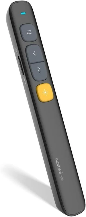 Wireless Presenter Remote with 300ft Long Range, 2.4GHz Presentation Clicker with Red Laser Pointer, Hyperlink & Volume Control, Rechargeable Slide Advancer for PPT & Slides Wireless Presenter Remote with 300ft Long Range, 2.4GHz Presentation Clicker with Red Laser Pointer, Hyperlink & Volume Control, Rechargeable Slide Advancer for PPT & Slides