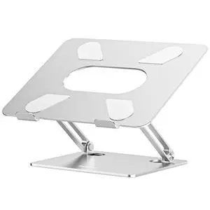 BoYata Laptop Stand, Laptop Holder, Multi-Angle Stand with Heat-Vent, Adjustable Notebook Stand for Laptop up to 17 inches, Compatible for MacBook Pro/Air, Surface Laptop, and so on (Silver) BoYata Laptop Stand, Laptop Holder, Multi-Angle Stand with Heat-Vent, Adjustable Notebook Stand for Laptop up to 17 inches, Compatible for MacBook Pro/Air, Surface Laptop, and so on (Silver)