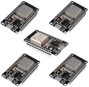 ESP32 ESP-32S WiFi Development Board NodeMCU ESP-WROOM-32 Microcontroller 2.4GHz Dual-Core WiFi Bluetooth Processor Integrated Chip CP2102 for Smart Home IoT Maker DIY Electronics Automation 5 Pack ESP32 ESP-32S WiFi Development Board NodeMCU ESP-WROOM-32 Microcontroller 2.4GHz Dual-Core WiFi Bluetooth Processor Integrated Chip CP2102 for Smart Home IoT Maker DIY Electronics Automation 5 Pack