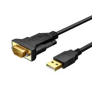 CableCreation USB to RS232 Adapter with PL2303 Chip (3-Pack), 3 Feet Gold Plated DB9 Male Serial Converter Cable for Windows 11,10, 8.1, 8,7, Linux, macOS, Black CableCreation USB to RS232 Adapter with PL2303 Chip (3-Pack), 3 Feet Gold Plated DB9 Male Serial Converter Cable for Windows 11,10, 8.1, 8,7, Linux, macOS, Black