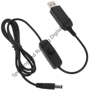 JAENFONG USB Power Boost Line DC 5V to 12V Voltage Step UP Module USB Converter Adapter Cable 2.1x5.5mm Plug with ON OFF Switch JAENFONG USB Power Boost Line DC 5V to 12V Voltage Step UP Module USB Converter Adapter Cable 2.1x5.5mm Plug with ON OFF Switch