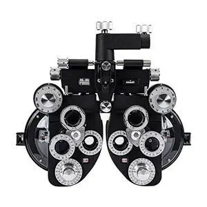 AMUREKE Phoropter Phoropter Ophthalmic Instruments, Optical Vision Tester, Cylinder Lenses, Manual Phoropter (Black) VT-5C AMUREKE Phoropter Phoropter Ophthalmic Instruments, Optical Vision Tester, Cylinder Lenses, Manual Phoropter (Black) VT-5C