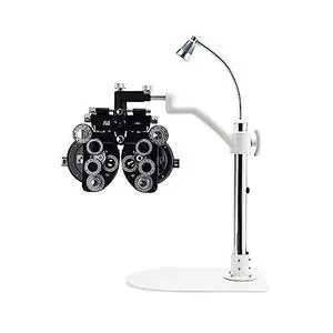AMUREKE Simple Ophthalmic Phoropter Arm Bracket Table Stand with Top Lamp Vision Tester Support Desktop Use with Light AMUREKE Simple Ophthalmic Phoropter Arm Bracket Table Stand with Top Lamp Vision Tester Support Desktop Use with Light