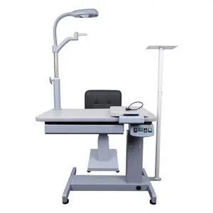 AMUREKE Optometry Combination Table with Chair Refraction Chair and Table Unit Liftable Tables and Chairs LY-180A+C AMUREKE Optometry Combination Table with Chair Refraction Chair and Table Unit Liftable Tables and Chairs LY-180A+C