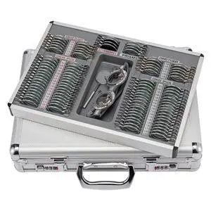AMUREME 104 Trial Lens Set Optometry Equipment Optical Trial Lens Set Case Free Trial Frame JS-104 AMUREME 104 Trial Lens Set Optometry Equipment Optical Trial Lens Set Case Free Trial Frame JS-104