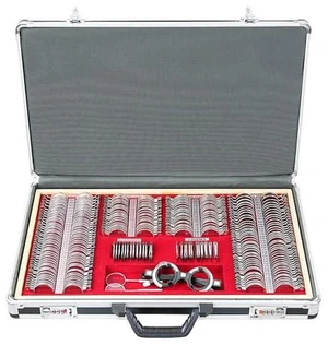 AMUREKE Trial Lens Set Optical Trial Lenses 268 Piece Trial Lens Set Metal Edge Aluminum Case Adjustable Eye Test Trial Frame Grade A AMUREKE Trial Lens Set Optical Trial Lenses 268 Piece Trial Lens Set Metal Edge Aluminum Case Adjustable Eye Test Trial Frame Grade A